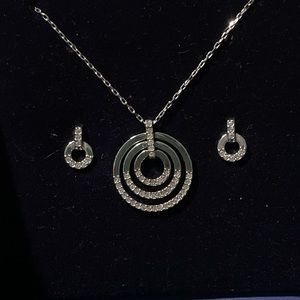 Swarovski Crystal earrings and necklace